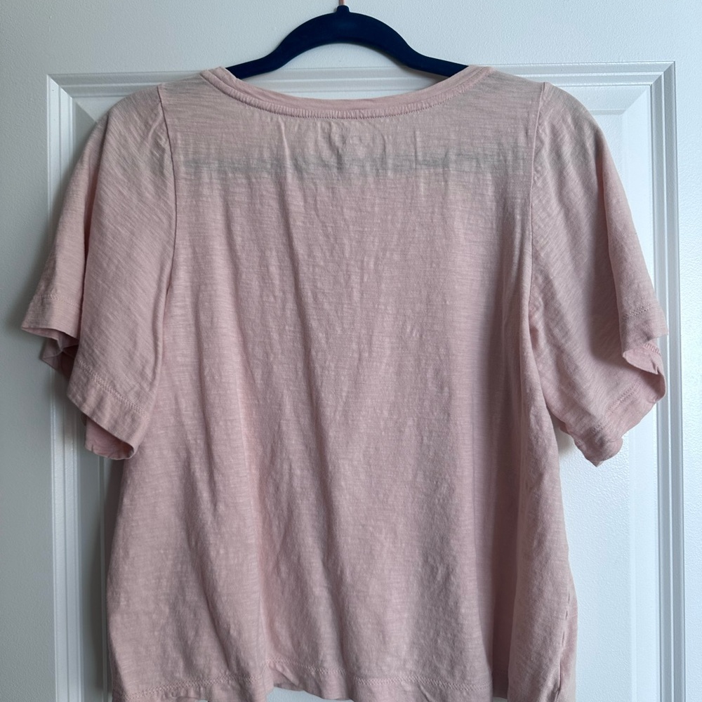 Loft pink short sleeve tee